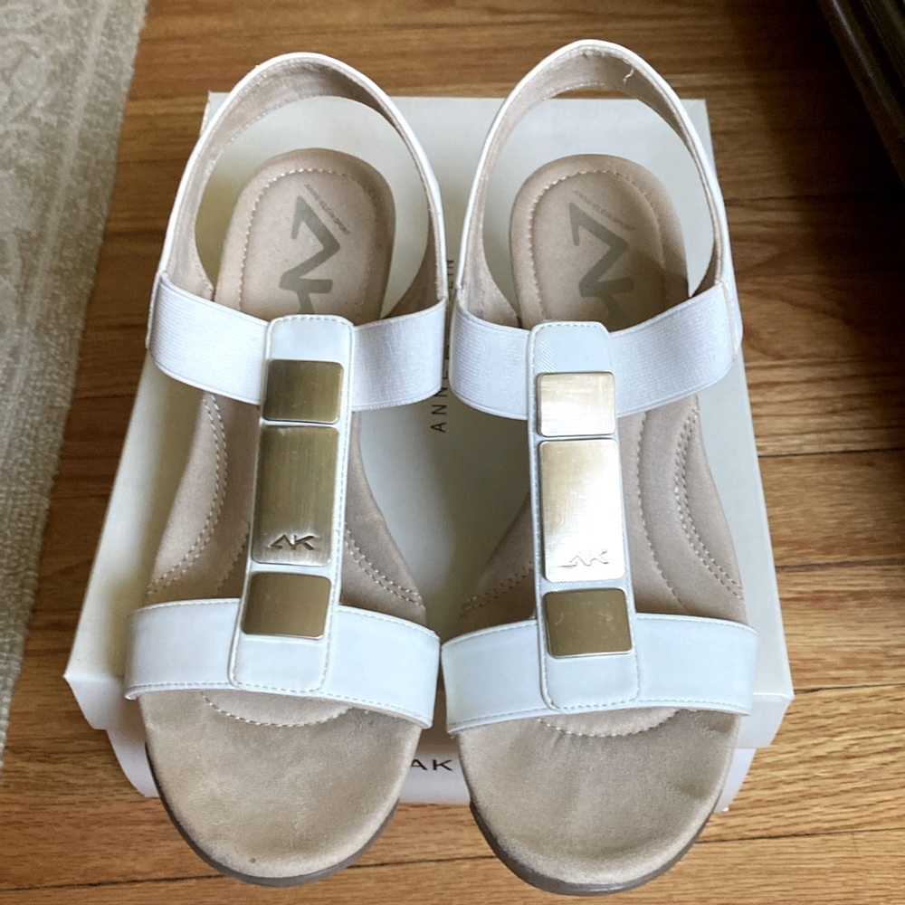 Anne Klein wedge sandals